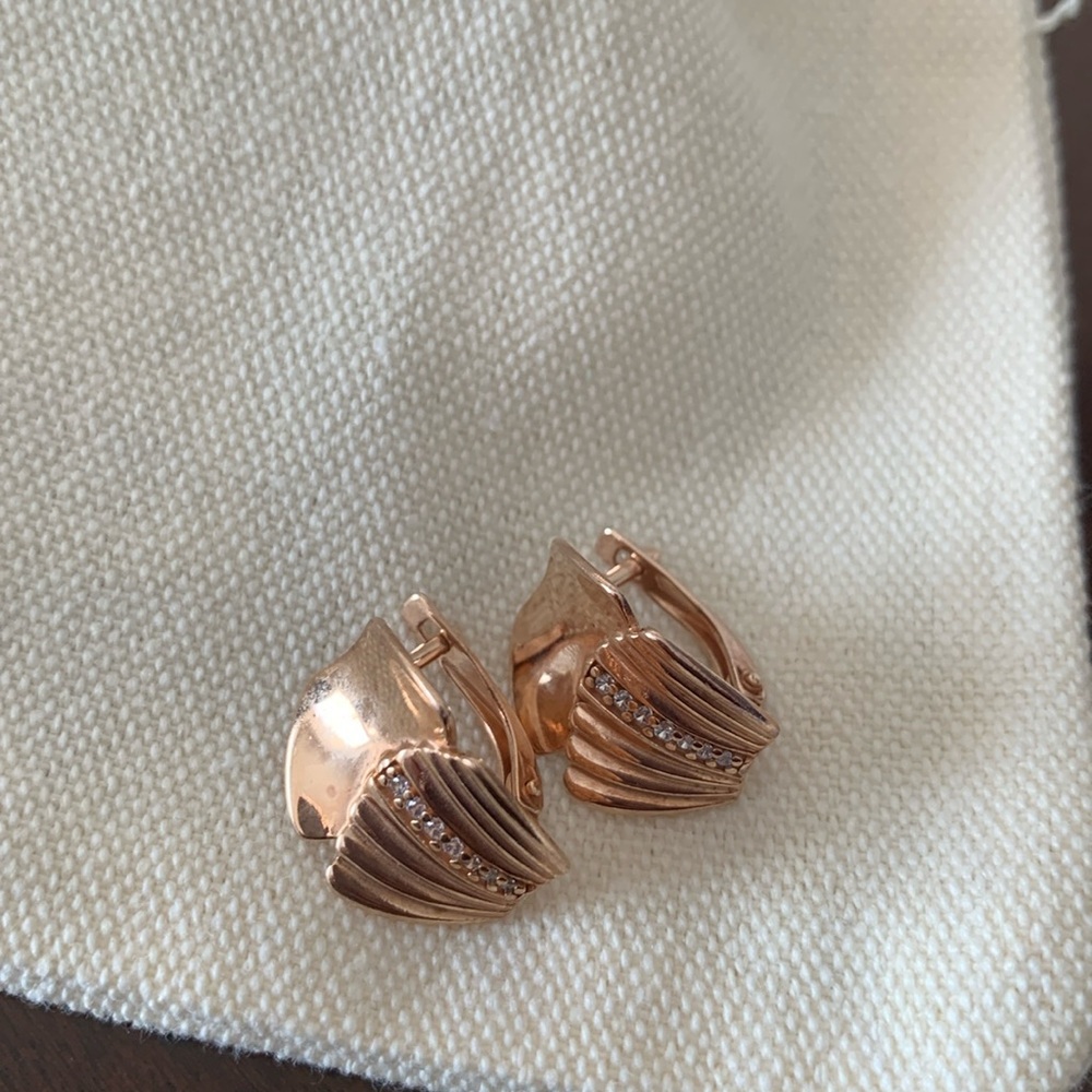 Gold-Plated Sterling Silver Earrings